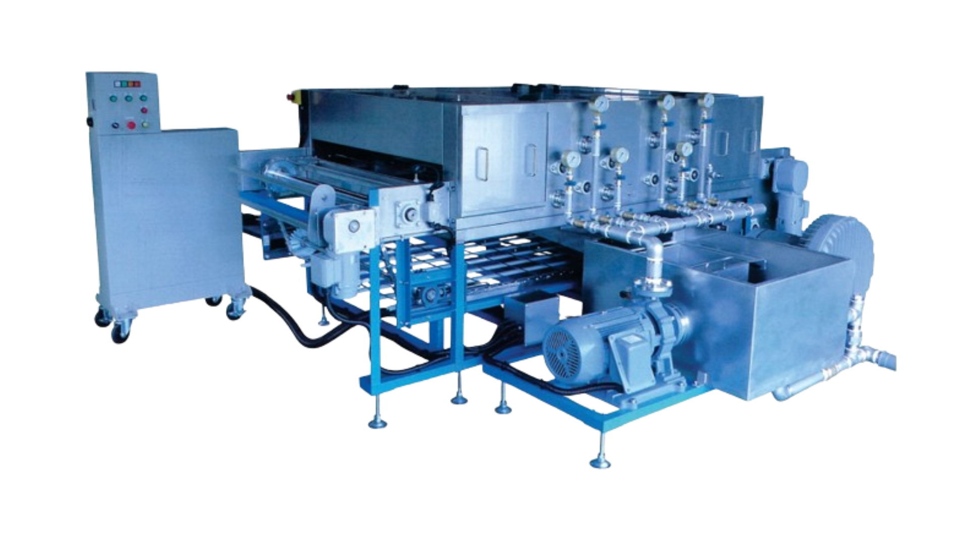 養生シート洗浄水切り機